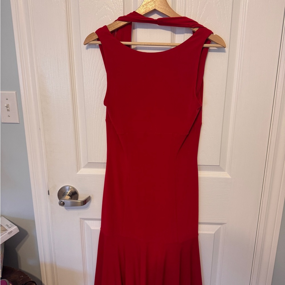 VINTAGE Joseph Ribkoff Red Dress - Picture 3 of 3